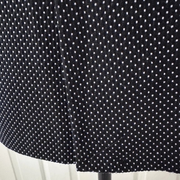 Zara Blazer Sz 6 Black White Polka Dots Office Work Party Preppy Classic EU 38 - Picture 7 of 8